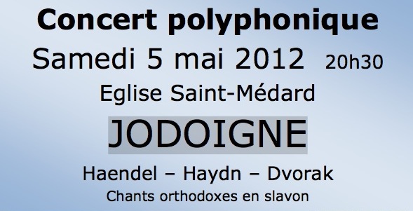 Affiche concert Jodoigne